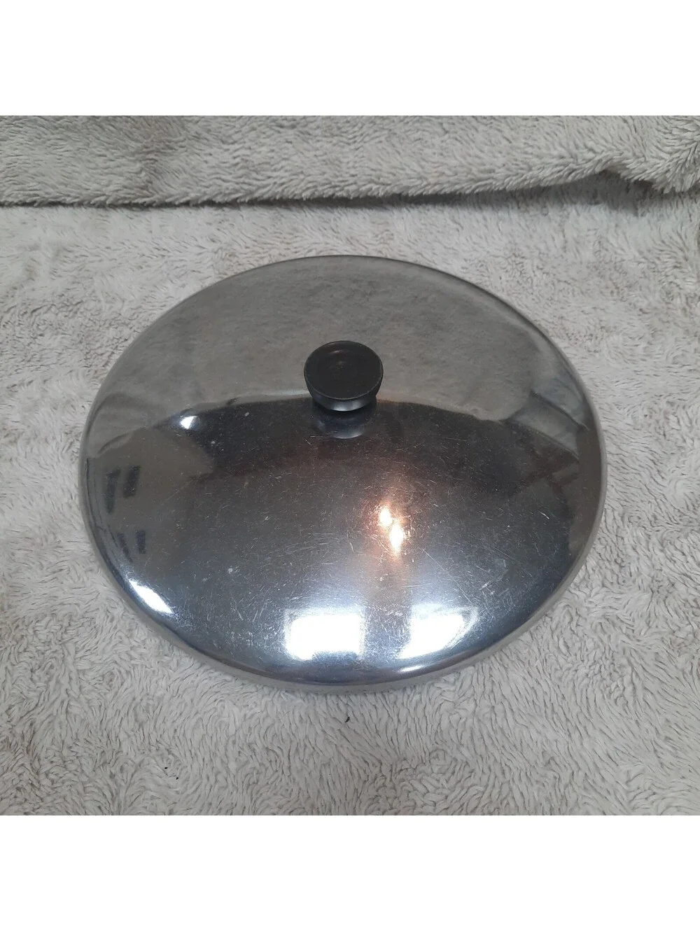 Vintage Revere Ware Stainless Steel 11.5-inch Lid